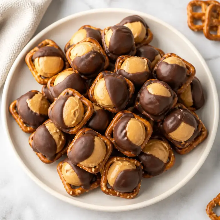 Buckeye Pretzel Bites